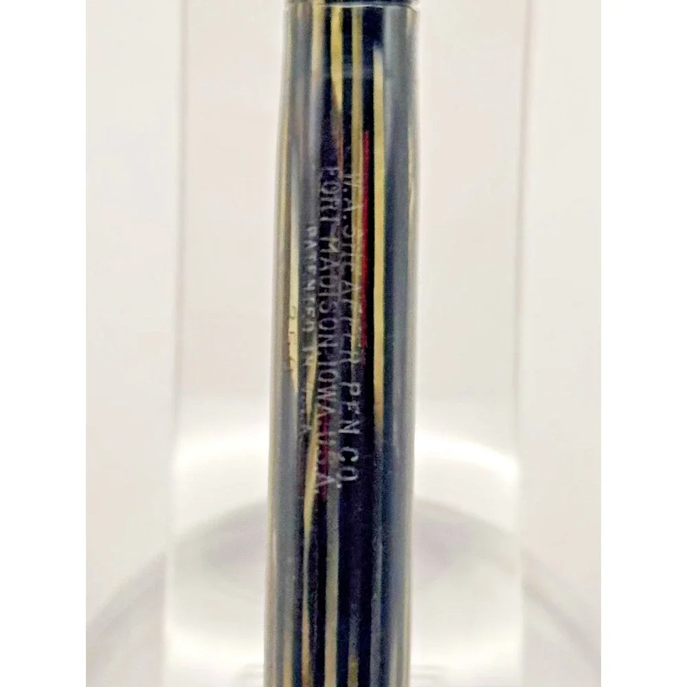 Vintage Sheaffer 350 Striated Fountain Pen No 3 Nib 14kt Vac Fill As Is USA